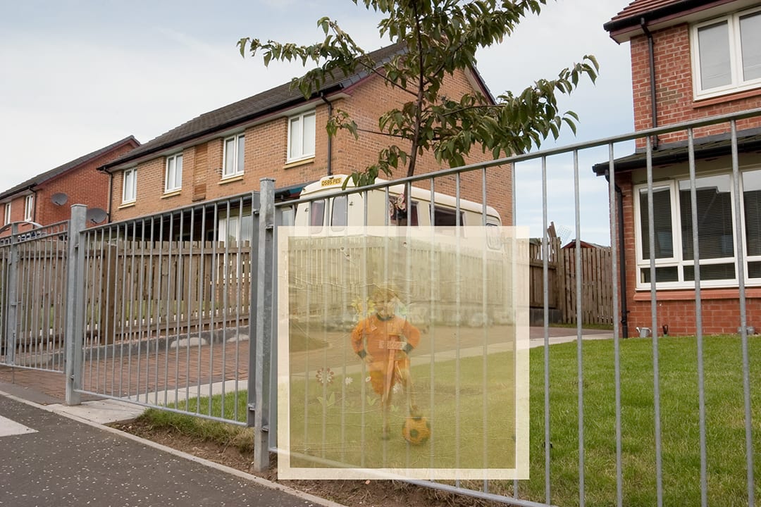 Nicky Bird & Lesley Weir with Martin Peter: Ardler, Dundee;
In the Squarey, Rosemount Road, 1973 / Hazelhead, Rosemount Ro...