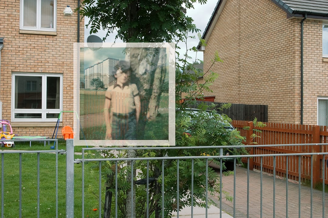 Nicky Bird & Mark Scott: Ardler, Dundee;
The ‘Fieldy’, Summer 1973?/Turnberry Avenue, Summer 2007