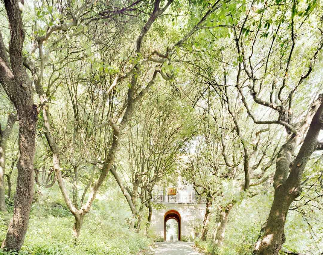 Villa Durazzo Pallavicini, a path of the House. Pegli, Genova, Italy, 2010