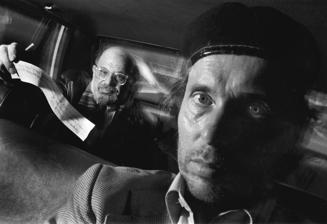 Self-Portrait with Passenger Allen Ginsberg, 1990