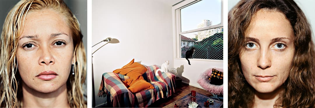 Lucimar Silva de Oliveira (37 years old) - Maid; Joana de Mazza Cerqueira (31 years old) - Curator, Producer.