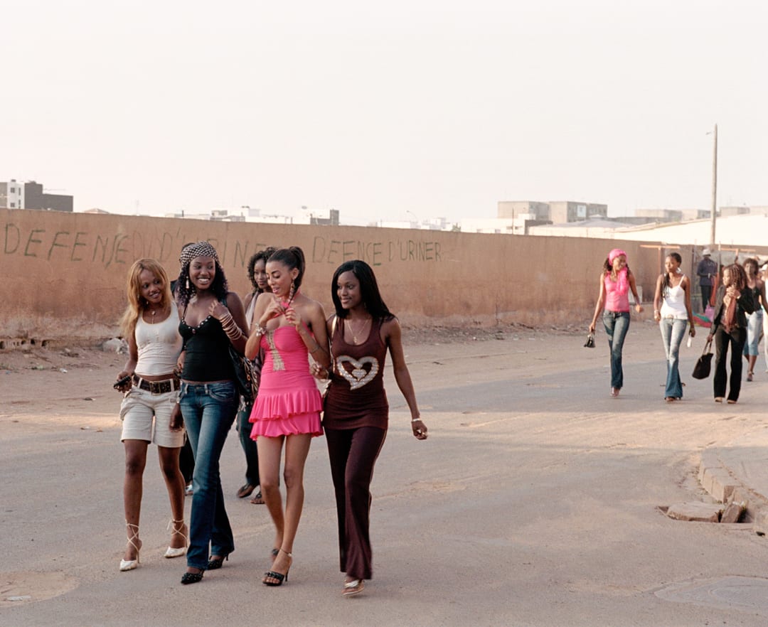 Trainee models. Dakar, Senegal.