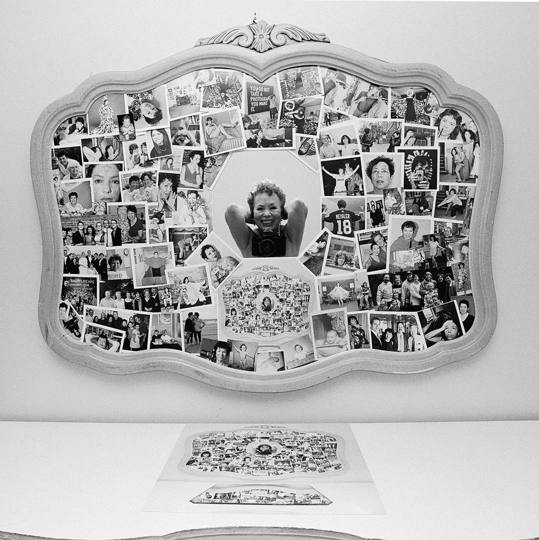 Self-Portrait, My Childhood Mirror, Woodstock, NY, August 2023. © Meryl Meisler. Usage: merylmeisler.com. Prints: info@cla...