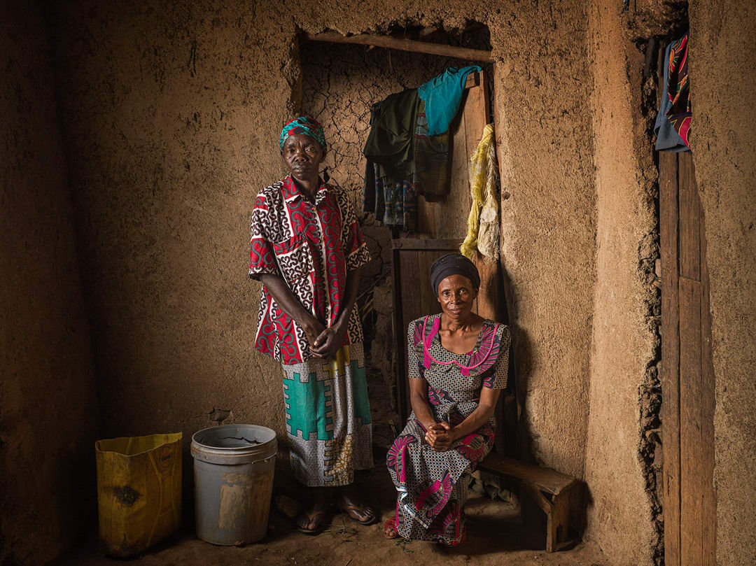 Rwanda, Gasabo district, 2024/02/08. Ancile Unabagira (57) lost her husband, parents, and two siblings. Ancile Nyiramimani...