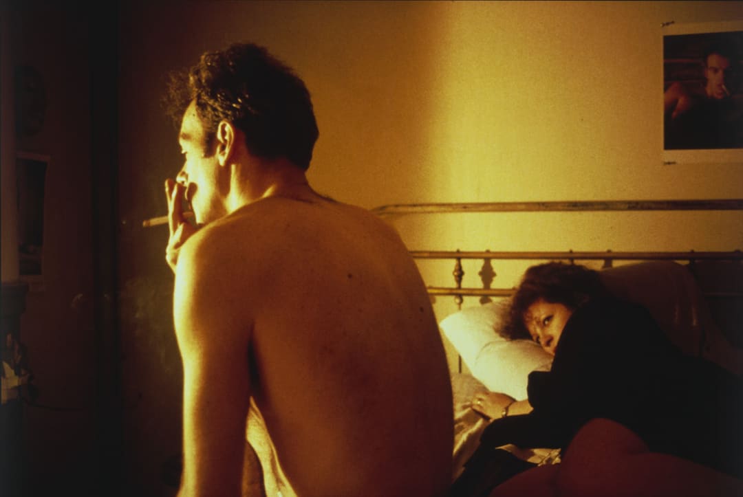 Nan and Brian in Bed, New York City, 1983