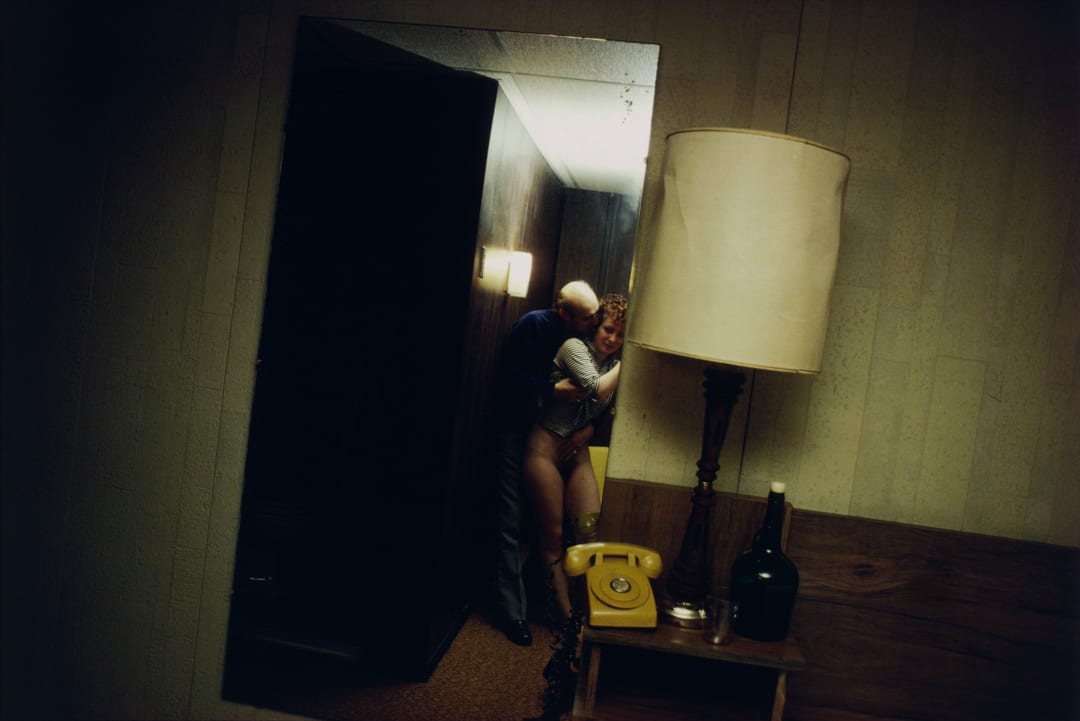 Nan and Dickie in the York Motel, New Jersey, 1980