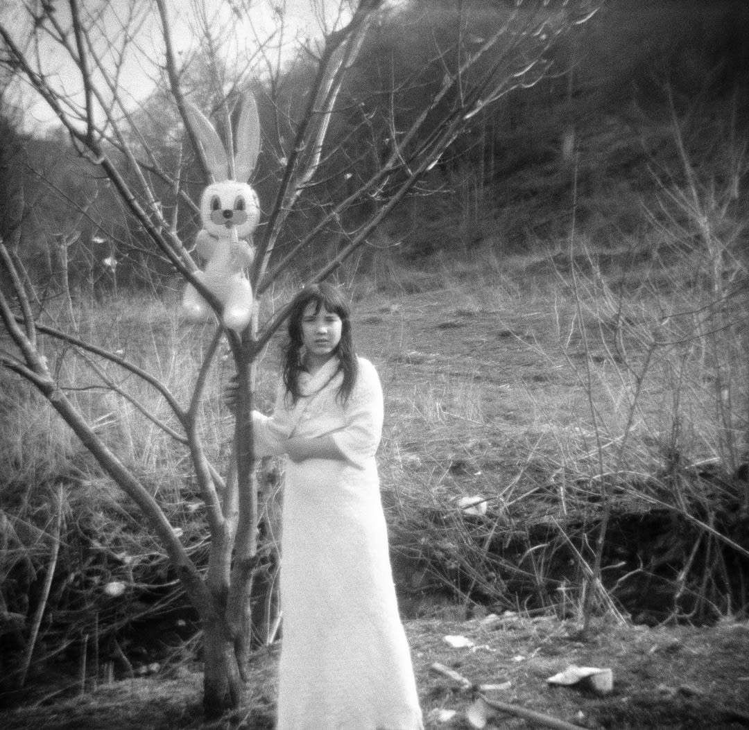 I asked my sister to take a picture of me on Easter morning. Photograph by Ruby Cornett in collaboration with Wendy Ewald.
