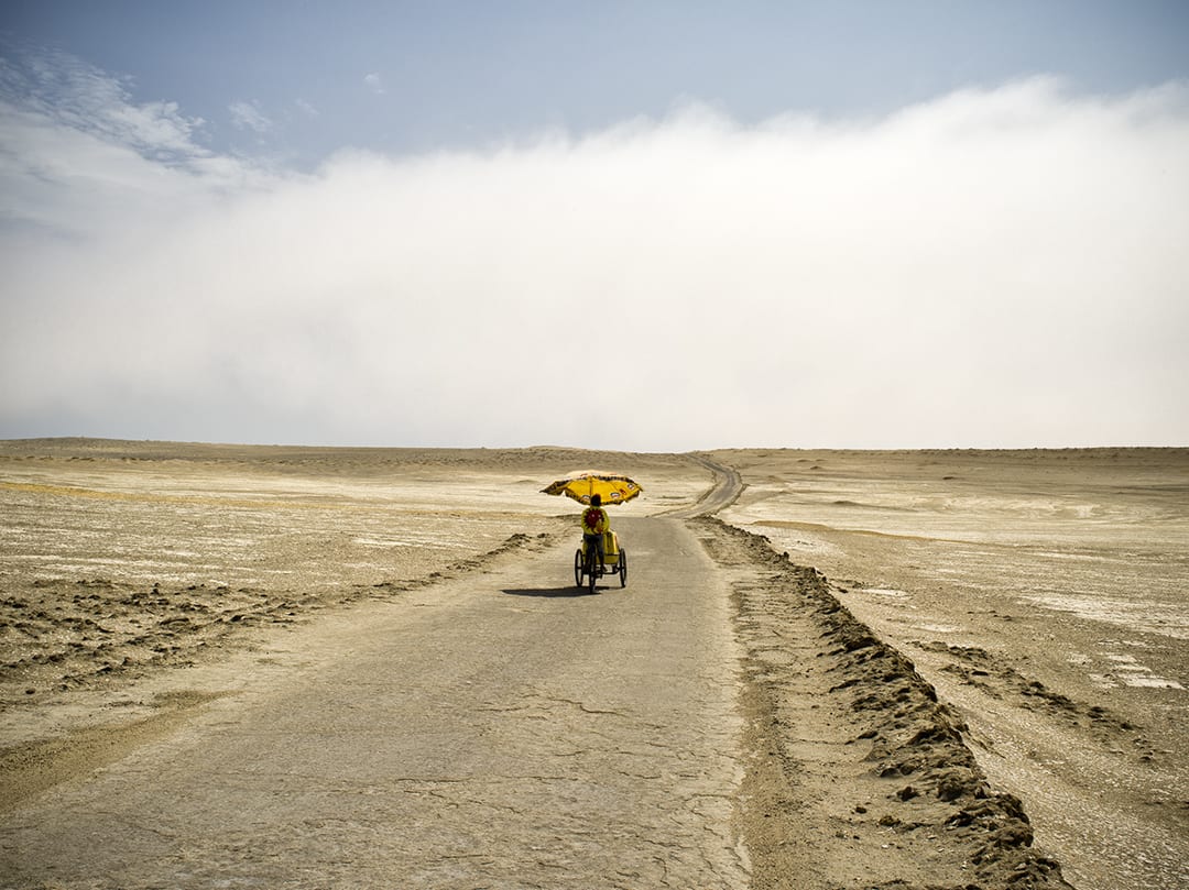 Ice Cream Seller, Nazca Desert, 2014