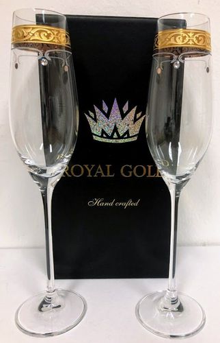 sw-33 Set Swarovski Royal Gold 2/1
