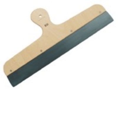Couteau a enduire acier manche contreplaqué 35