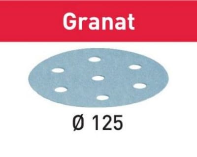 Abrasif Granat Stickfix Ø 125/90 P240 / 100 unités - Festool