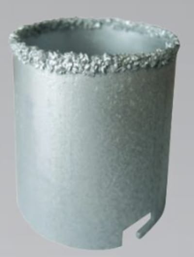 Scie trépan concrétion carbure haut. 55 mm Ø 53