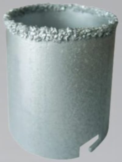 Scie trépan concrétion carbure haut. 55 mm Ø 73