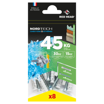 Cheville NTC multi-matériaux Ø 6 x 30 mm / C 600 unités