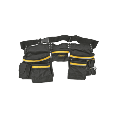 Ceinture porte-outils double en nylon - Vito