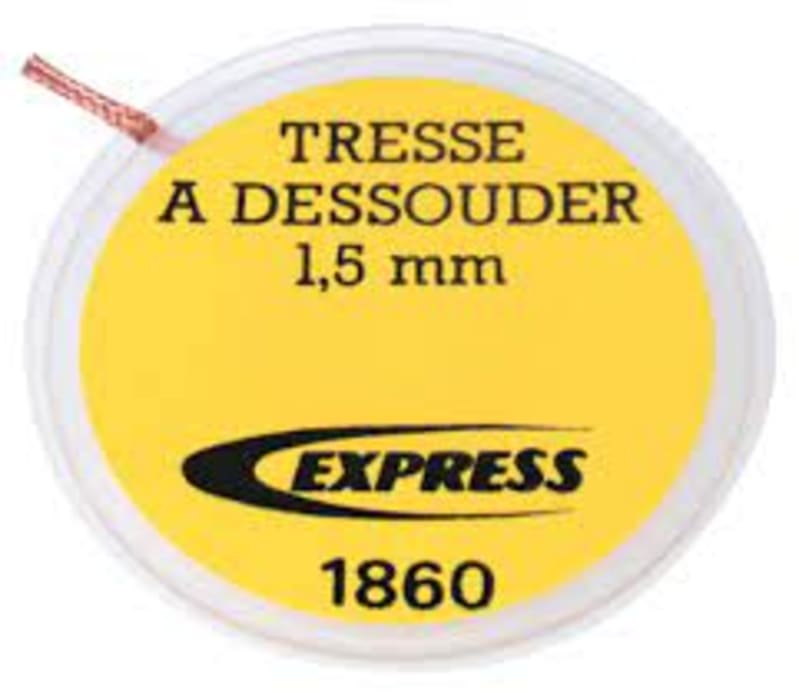 Tresse à dessouder 1,5 mm pour électronique
