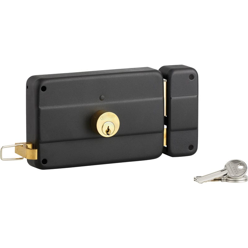 Serrure Classique à appliquer DC à tirage 140 x 90 mm d