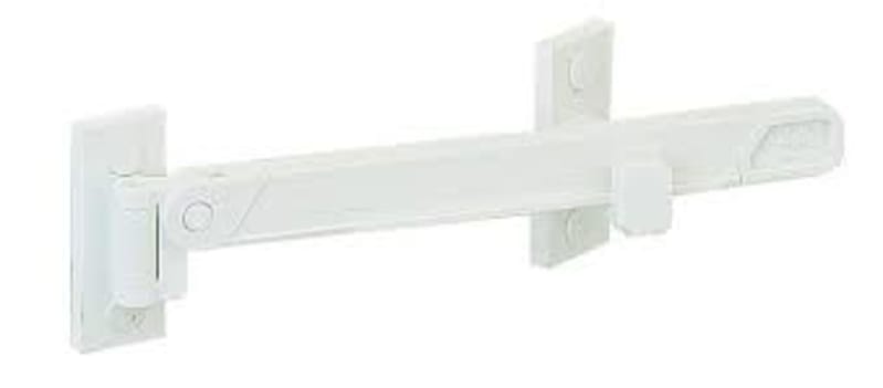 Entrebailleur de fenêtre 1 ou 2 vantaux blanc
