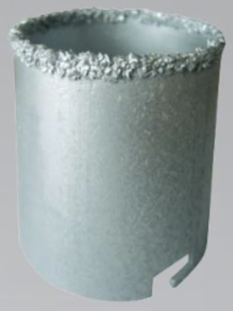 Scie trépan concrétion carbure haut. 55 mm Ø 63