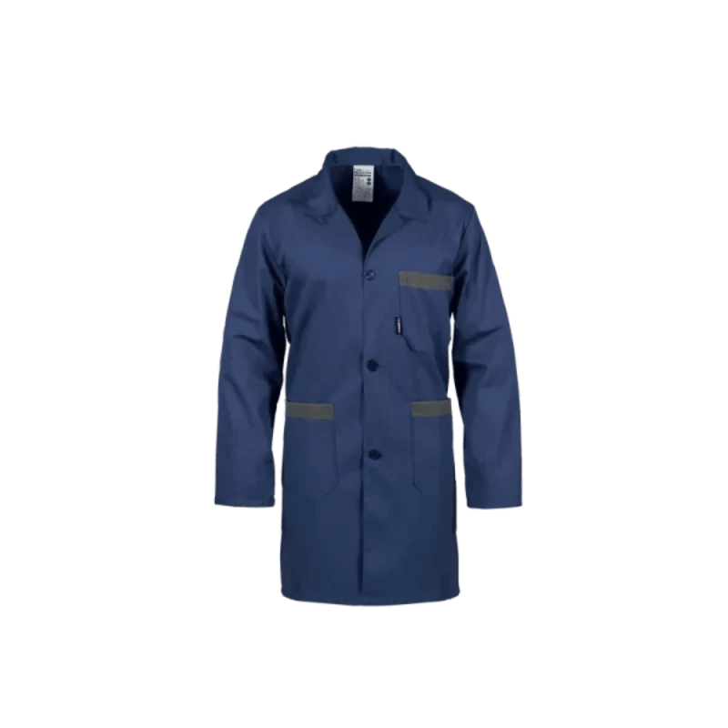 Veste de travail bleu marine-gris poly-coton taille XXL