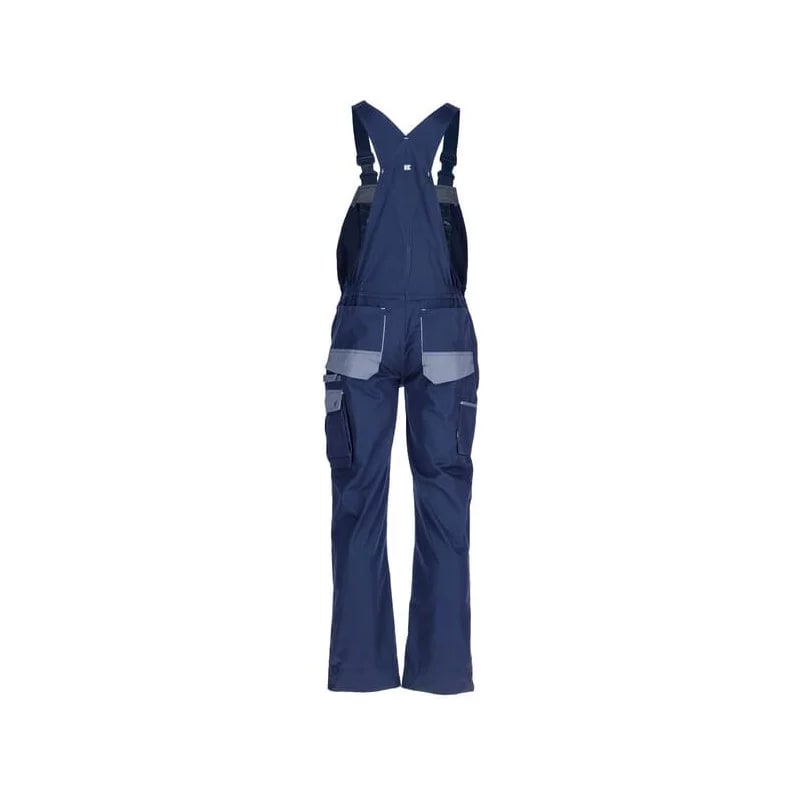 Salopette bleu marine-gris poly-coton taille 48 - Vito