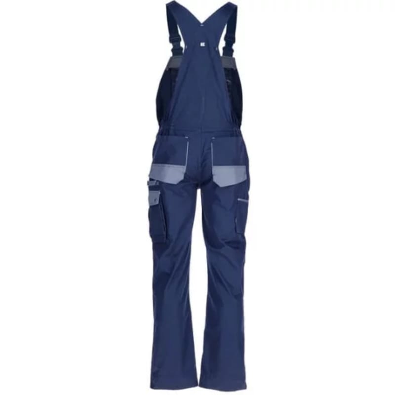 Salopette bleu marine-gris poly-coton taille 50 - Vito