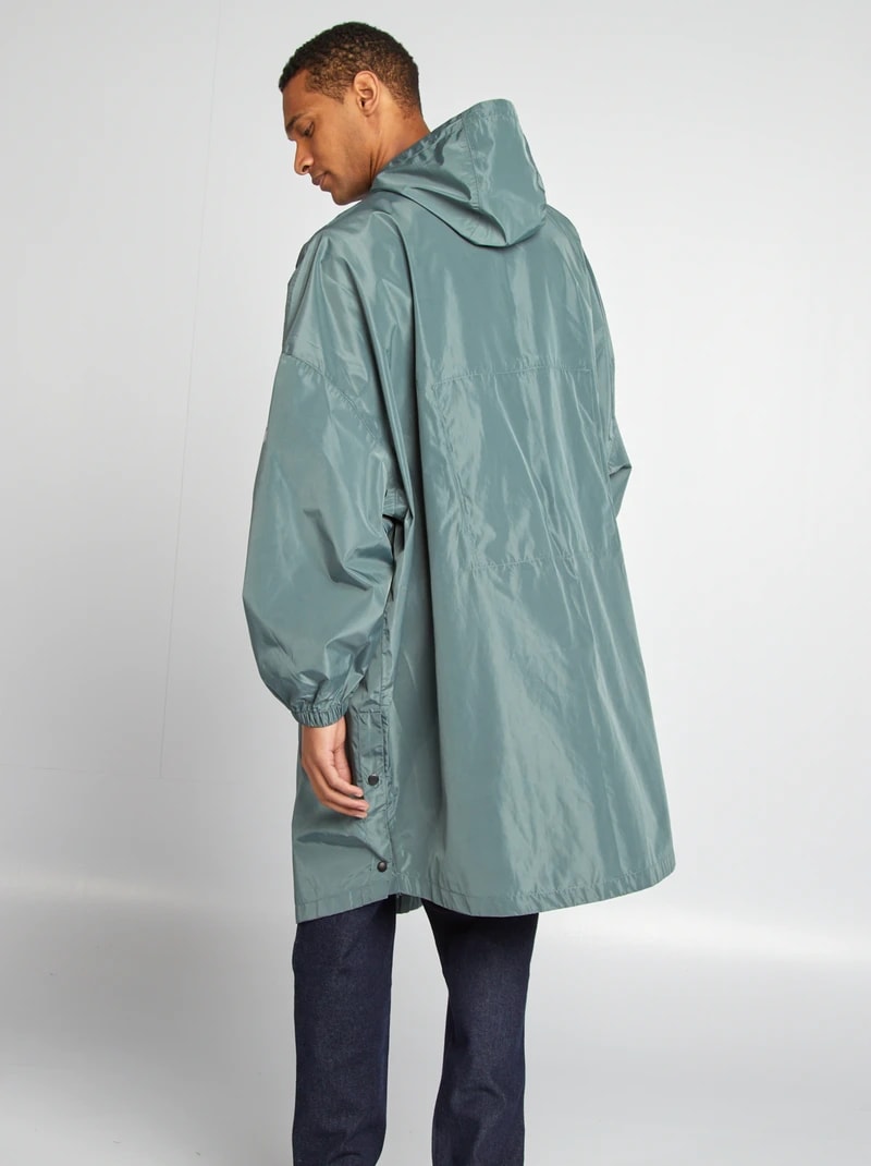 Cape de pluie nylon vert taille L - Vito