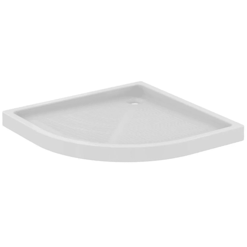 Receveur grès 1/4 cercle extra-plat 90 x 90 cm