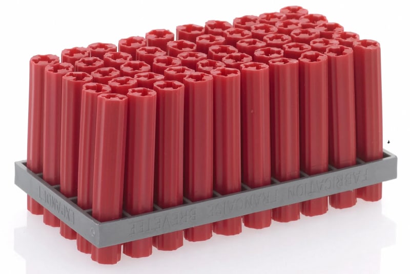 Cheville en grille orange Ø 10 x 50 mm / 25 unités - RH