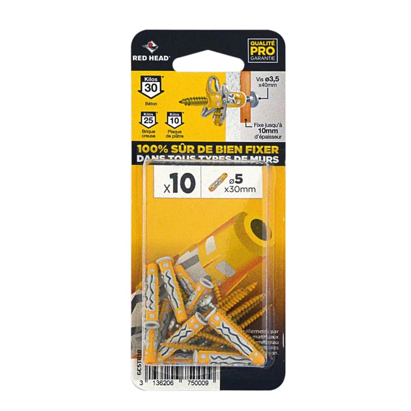 Cheville BMX Ø 5 x 30 mm / 20 unités - RH