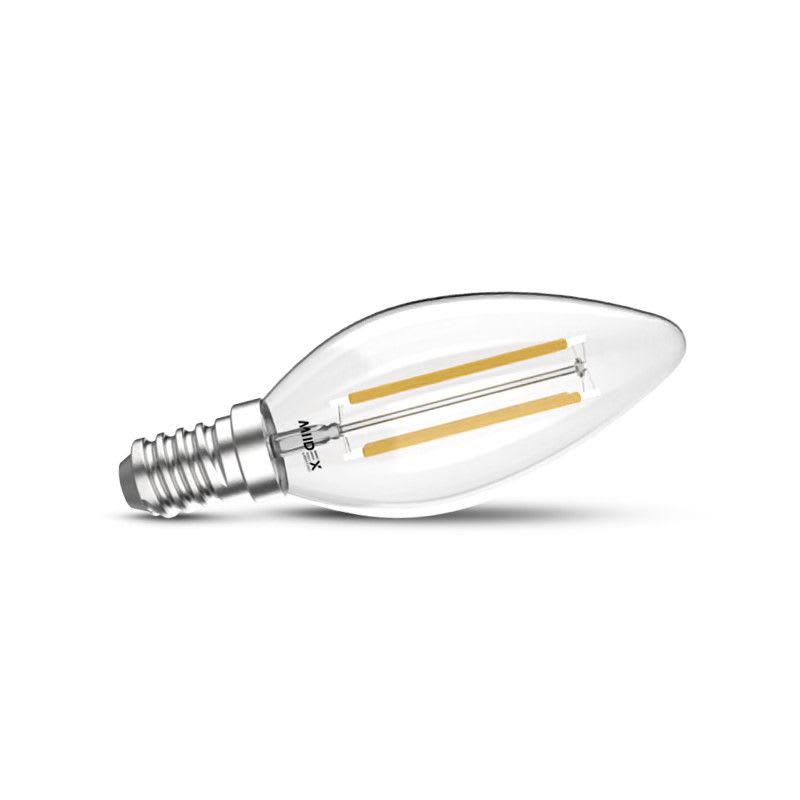 Ampoule Led à filament flamme E14 4 w 4000 k - Aslo