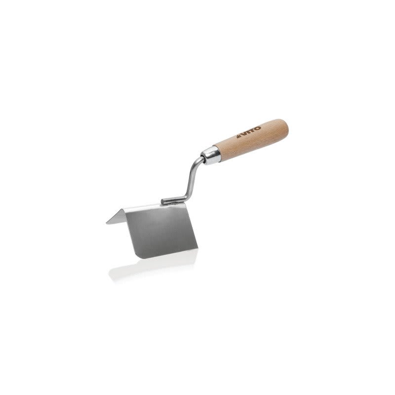 Truelle d'angle extérieur inox 80 mm - Vito