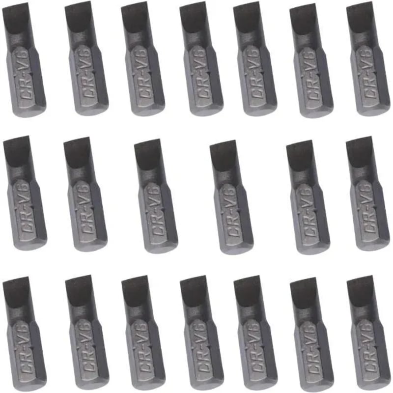 Jeu de 10 embouts plats 3 x 25 mm - Vito