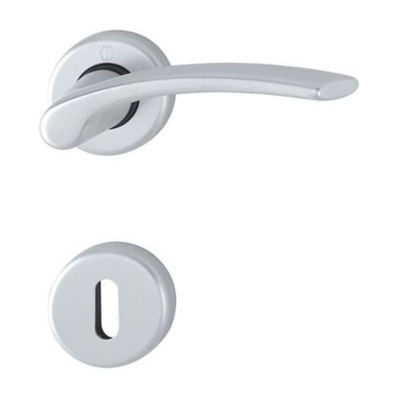 Garniture monobloc en aluminium Clé L Roissy - Hoppe