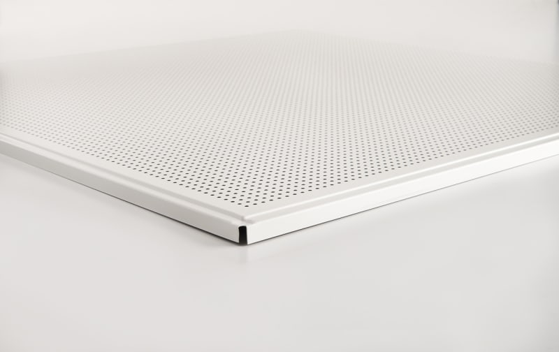Bandeja lisse blanc 600 x 600 T24 V8