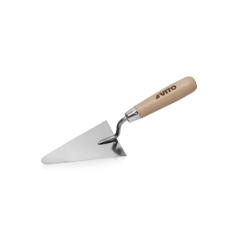 Truelle inox triangulaire 125 mm - Vito