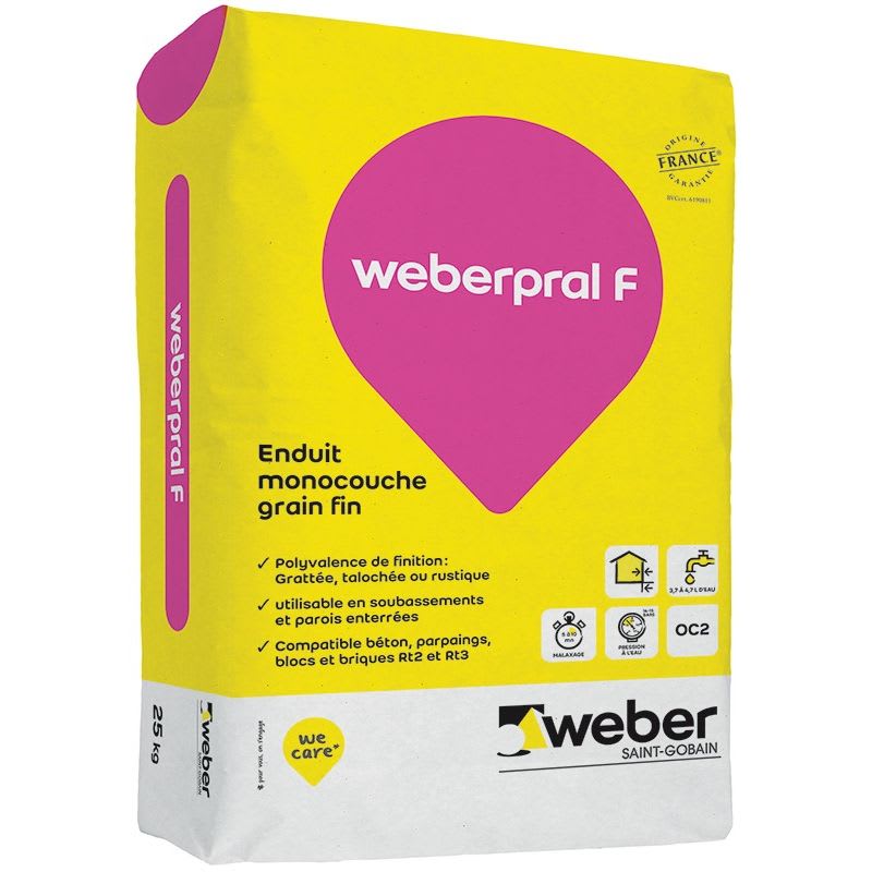 Weber.pral Croma blanc - 30 kg