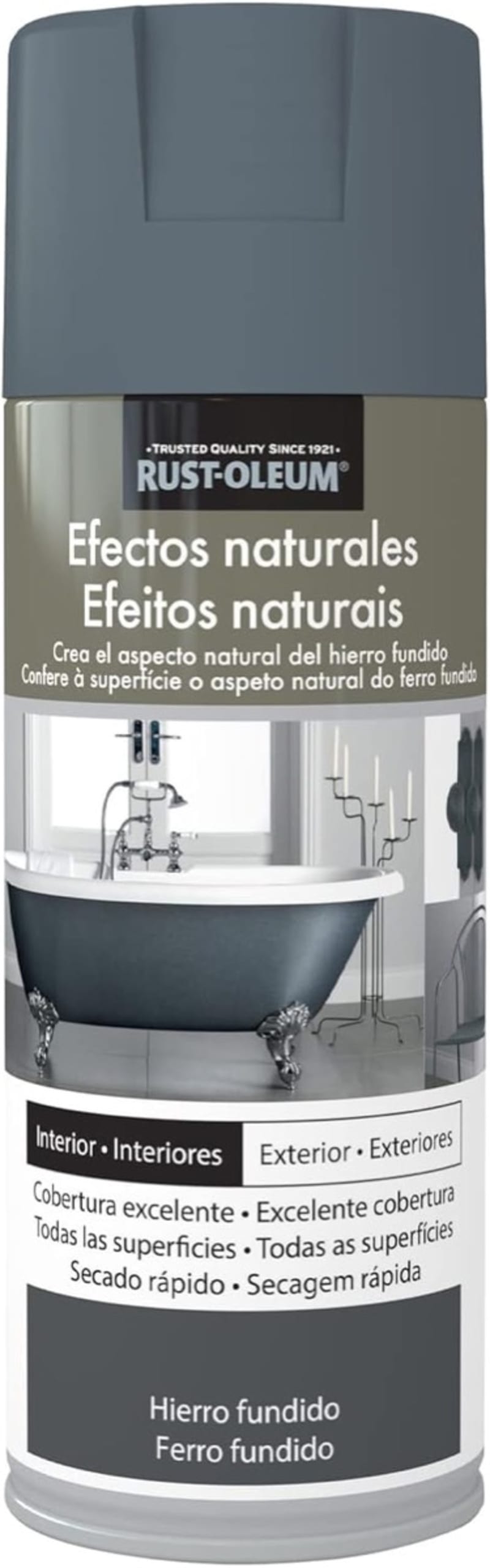 Spray effet naturel fonte / 400 ml - Akzo Nobel