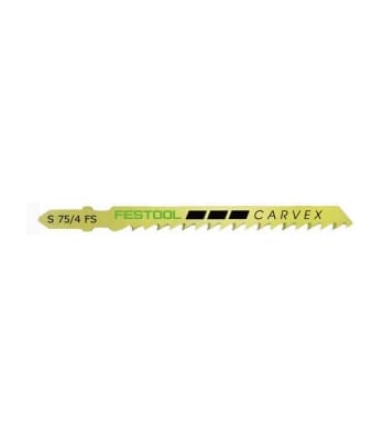 Lame de scie sauteuse S 75 x 4 mm FS / 5 unités - Festo