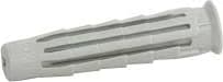 Cheville NTC multi-matériaux Ø 6 x 30 mm / M 130 unités