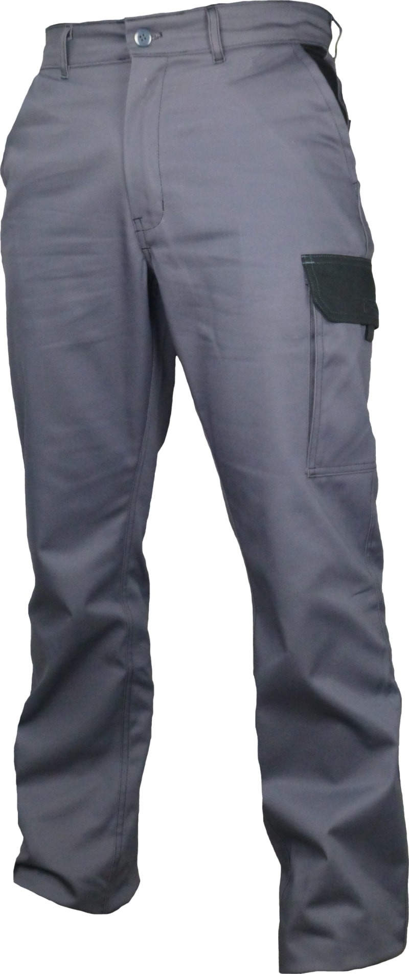 Pantalon de travail gris-noir poly-coton taille 48 - Vi