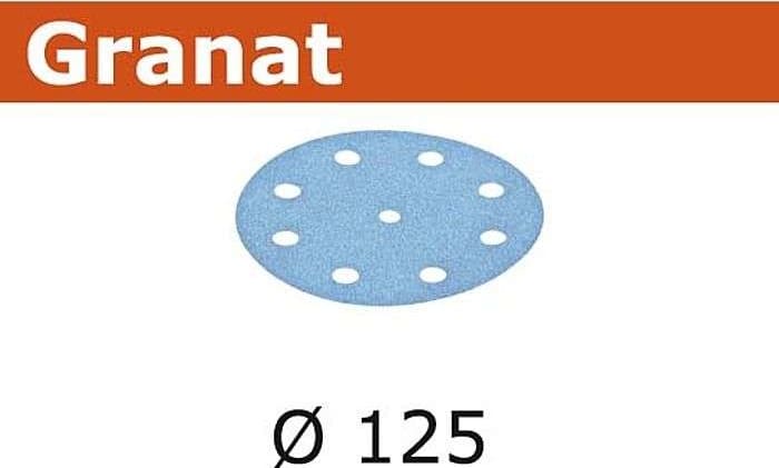 Abrasif Granat Stickfix Ø 125/90 P400 / 100 unités - Fe