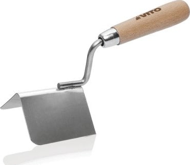 Truelle d'angle extérieur inox 80 mm - Vito