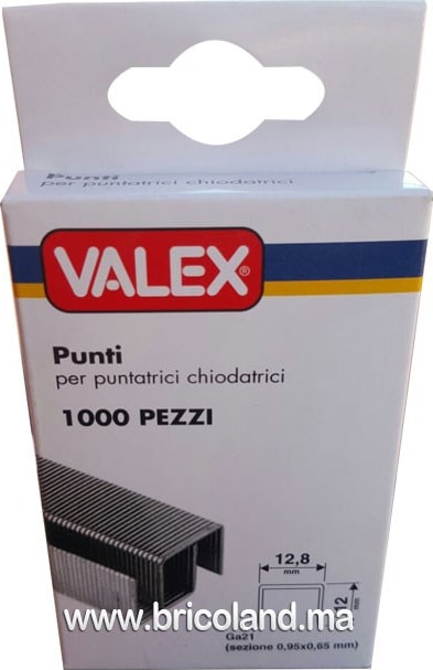 Agrafe pour machine pneumatique 32 mm / 1000 unités - V