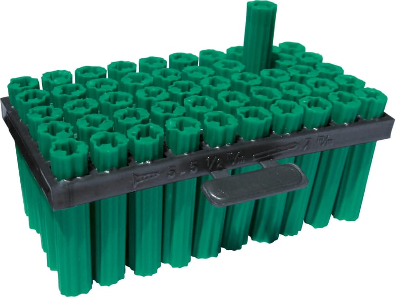 Cheville SC verte Ø 7 x 35 mm avec vis TF Ø 4 x 40 mm/ 