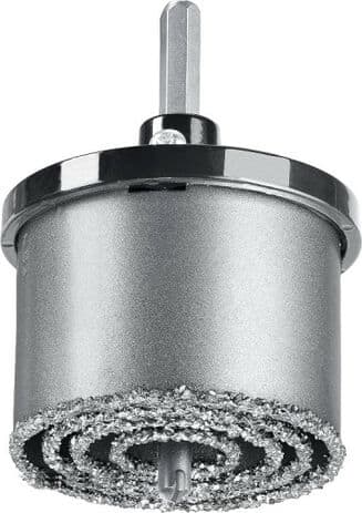 Scie trépan concrétion carbure haut. 55 mm Ø 83