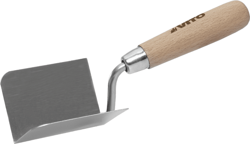 Truelle d'angle intérieur inox 80 mm - Vito