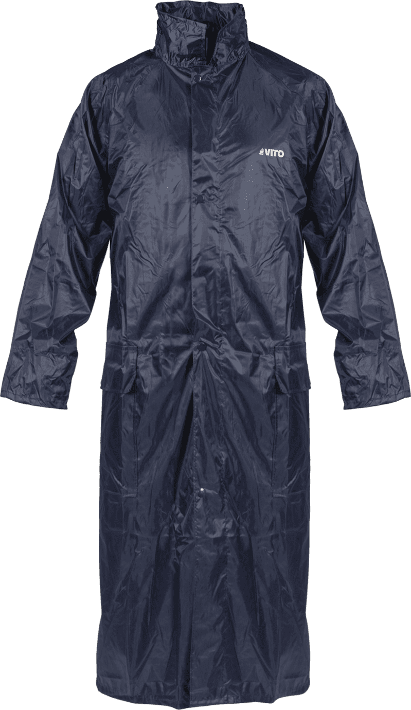 Cape de pluie nylon bleu taille M - Vito