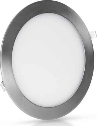 Panneau Led rond 120 mm 6w 4000k satiné - Aslo