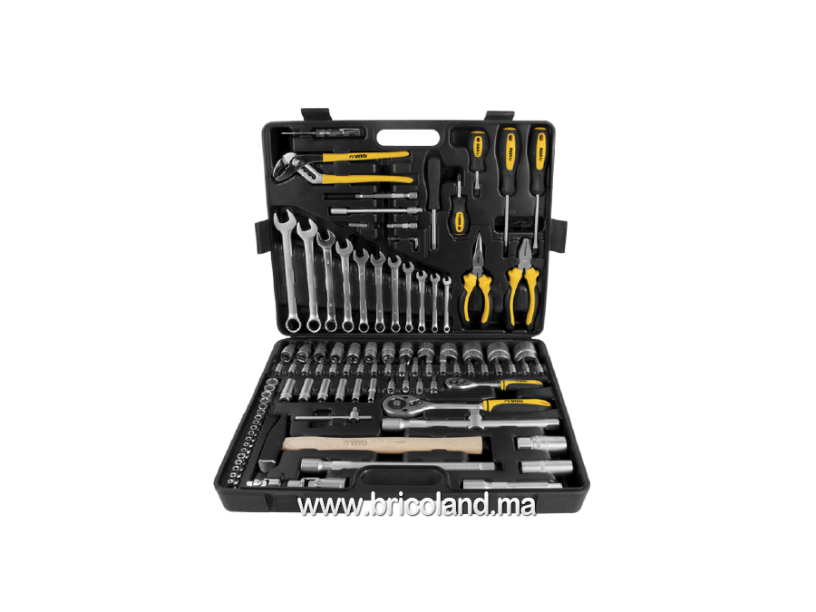 Boite à outils 100 pièces - Vito